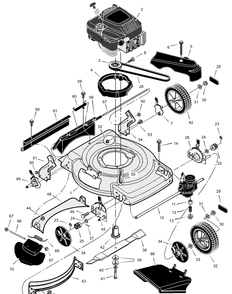 Part Location Diagram of F-020454L Murray Book, Instruction